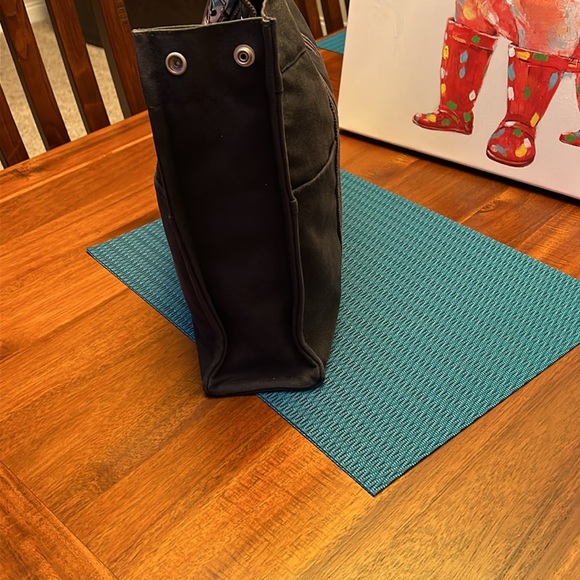 Hermes Fourre Tout MM Handbag Tote Black and Gray - Picture 4 of 9